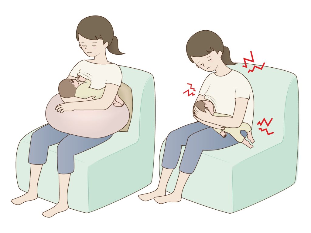 産後に肩こり、腰痛にならないためにやってはいけない姿勢とは